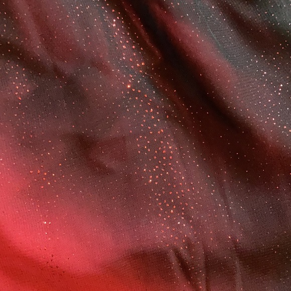 Holiday Editions Red and Black Glitter Dress 10/12 - Picture 4 of 9